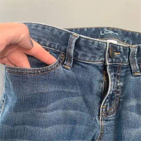 Ann Taylor LOFT Women's Petite Skinny Jeans Blue Size 4 Medium Wash