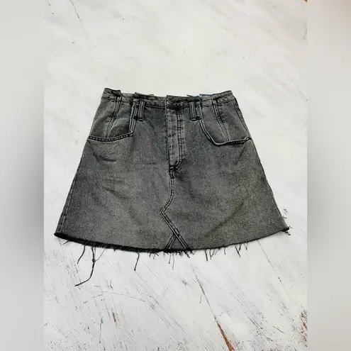 Free People East Of Eden Denim Mini Skirt Size 31 NWOT $78