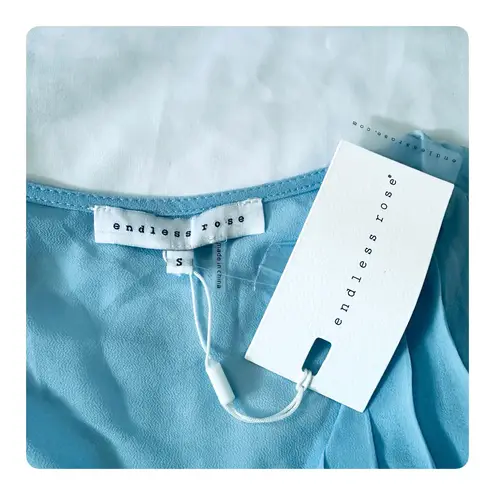 Endless Rose ★ NWT “Found Love” Pleated Romper - Powder Blue ★