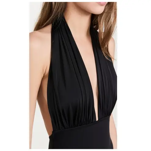 Norma Kamali Halter One Piece Swimsuit Halter One Piece Swimsuit Size Small