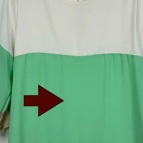 LULUS Citrus Grove Beige and Mint Shift Dress Size S Green