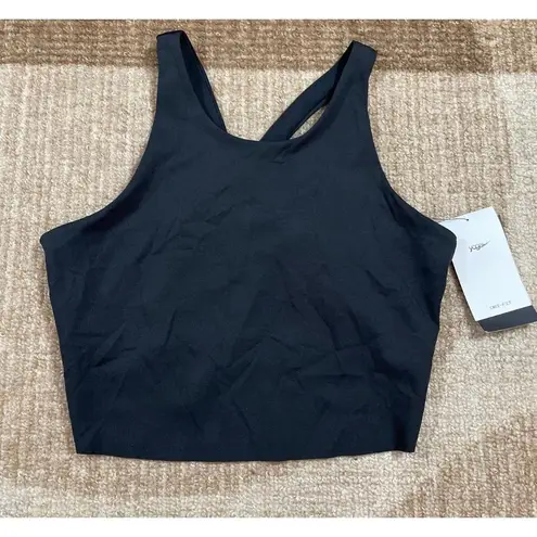 Nike NEW  BLACK YOGA SPORTS BRA SZ MEDIUM M