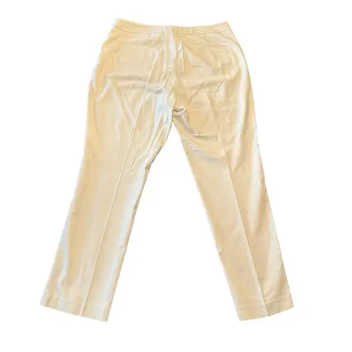 Nic+Zoe White Dress Pants Size 10 Rayon Cotton & Spandex