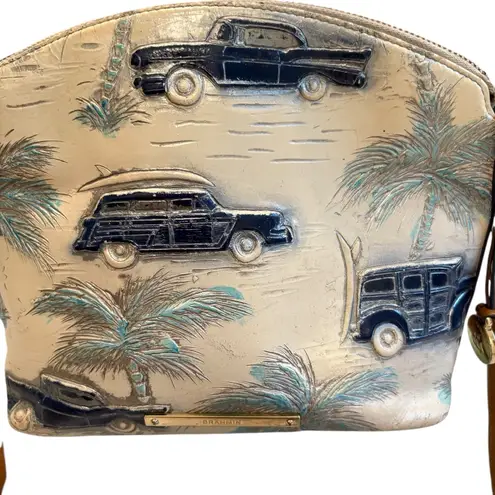 Brahmin RARE!! Blue Copa Cabana Mini Duxbury Crossbody Bag