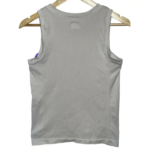 Athleta Renew Seamless Muscle Tank White Ribbed Sleeveless Tank Top Tops Size XS