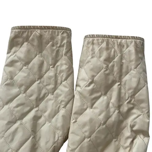 Patagonia  Jacket Felted Wool Reversible Hood Quilted Camel Women's Size Medium