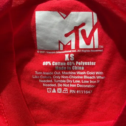 MTV Music Television‎ Red Christmas (XS) Shirt