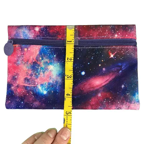 Ipsy Pink and Blue Galaxy Print Zippered Makeup Pouch