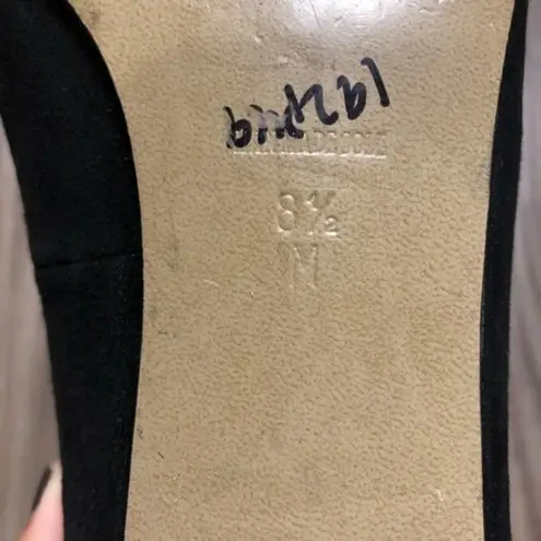 Vaneli east chuck heel leather Shoes work Black Size 8.5