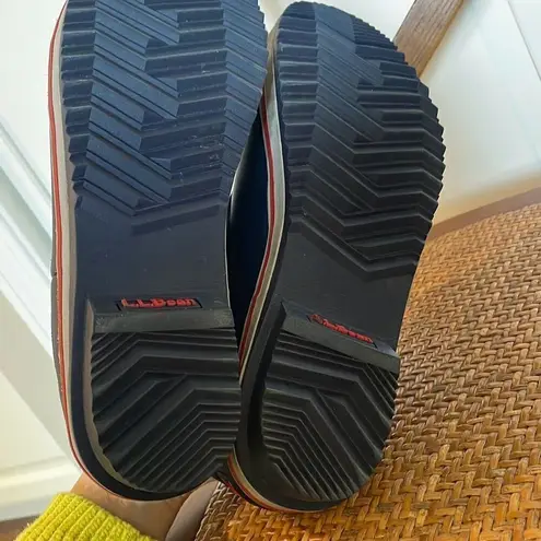 L.L. Bean rangeley two eye moc boots size 7 Blue