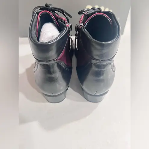 Spring Step Xiomara Bordeaux Boots Size 36 5.5-6 NIB