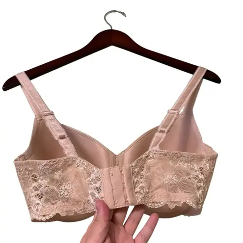 Wacoal Women's French Garden Contour Nude Lace Bra- Size 36DDD