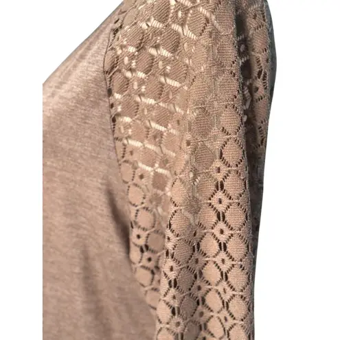 NEW AUTOMET Womens M Long Sleeve Shirt Fall Fashion Tops Brown Dressy Casual Size M