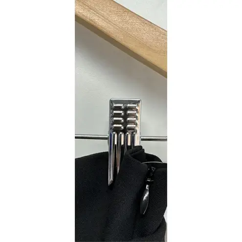 Karen Kane Belted Woven Trousers Black Tie Front Pants NWT