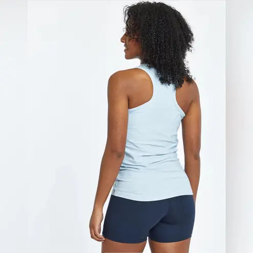 Oiselle LUX LAYERING RACERBACK TANK Low Tide Blue Size 4