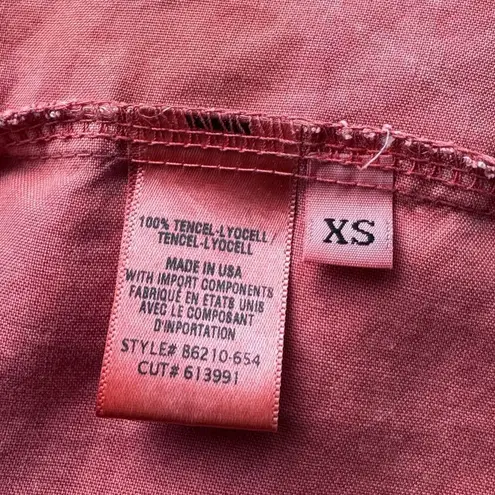 Bella Dahl TIERED HALTER MAXI DRESS IN RED CLAY XS