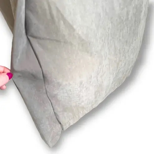 London Fog Vintage 90s  Faux Suede Tan Trench Coat Belted Size 6 Zip Lining Fall