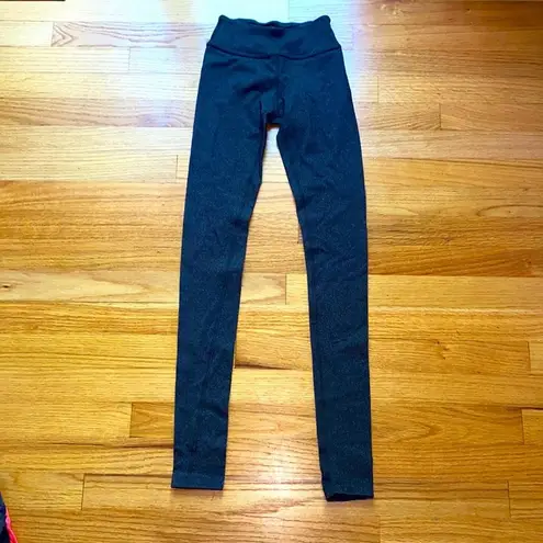 Beyond Yoga Black Charcoal Space Dye Leggings Essential Long Leggings Grey Gray