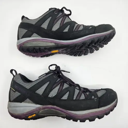 Merrell J035326 Siren Sport 3 Waterproof Hiking Vibram Shoes Black Gray Womens 9