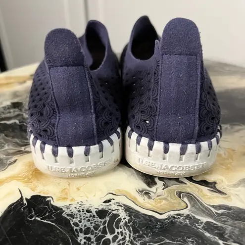 Ilse Jacobsen Tulip 139 Slip On Flat Navy 39 Blue Size 8.5