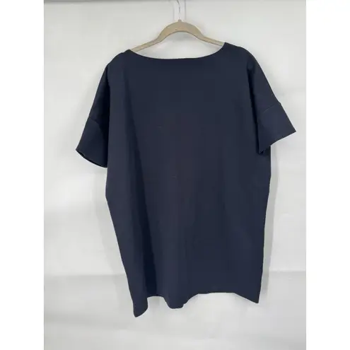 Hatch By Two Birds Mini Tunic Dress Women 1/XS Black Oversized Relaxed Maternity