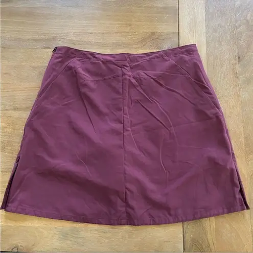 Patagonia  duway plum purple skort 10