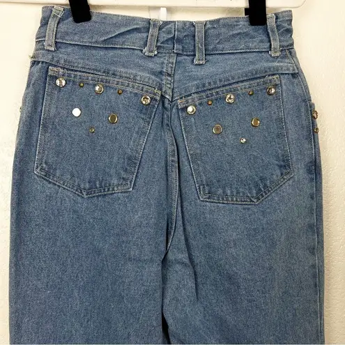 Vintage Blue Tamorah Marie 90's  Jewel Detail Jeans Rigid Denim Size 26