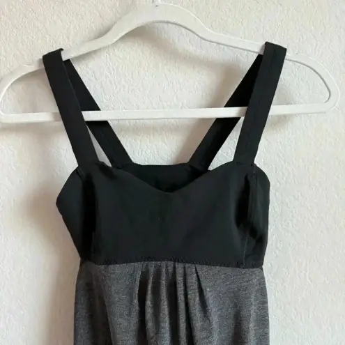 Lululemon  Run Women’s Black Gray Back On Track Athletic Sleeveless Tank Size‎ 4