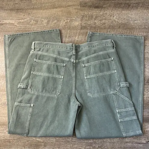 AGOLDE NWOT  Magda Carpenter Olive Jeans Size 33