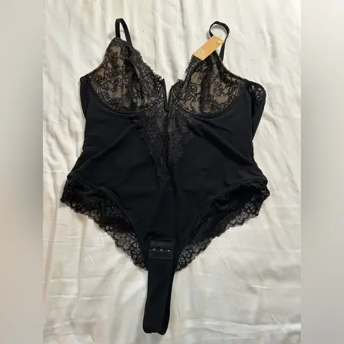 NEW Popilush Lace Shapewear Bodysuit Tummy Control 4X 20/22 Black
