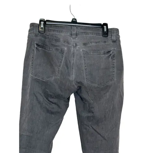 CAbi  Women's Jeans Skinny Stretch Mid-Rise Style‎ #921 Cotton Blend Denim Gray 6