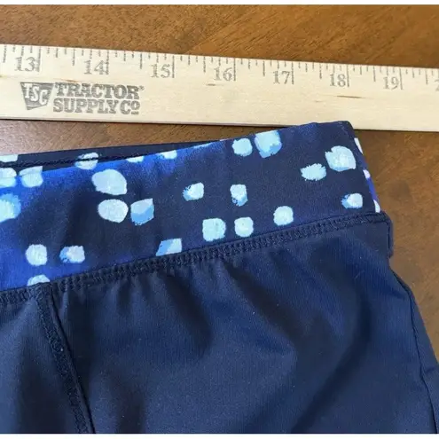 Chico's  Zenergy Womens 2 US Large Pull On Ankle Pants Blue Pattern Lounge Comfy