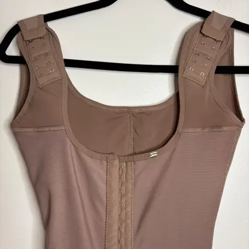 Stagmi Colombian Faja Shapewear Bodysuit Brown M/10 Post Surgery Body Shaper Size M