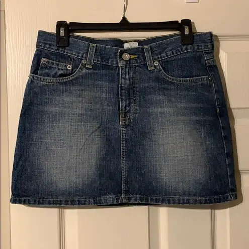 Calvin Klein 2002 CK  denim mini skirt