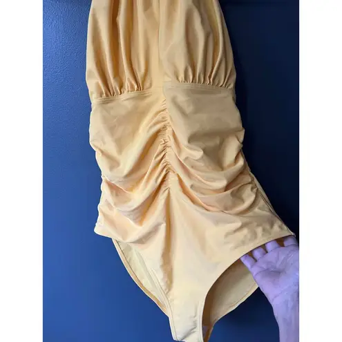 Butter Yellow Halter Neck One