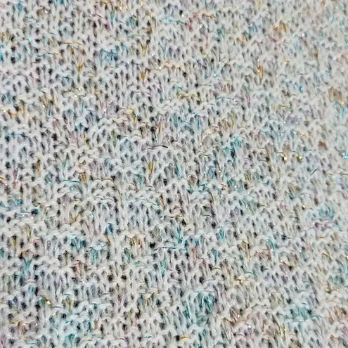 Vintage Kate Collins Iridescent Collar Sweater White Size M