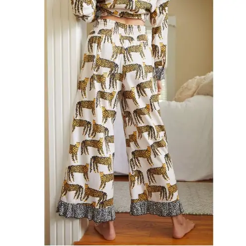 Anthropologie  Marcello Velho Flannel Wide-Leg Pajama Pants