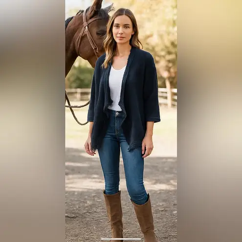 Vintage Houndstooth 100% Collegiate Style Wool Skirt Large Black White