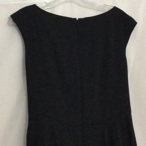 Gal Meets Glam NWT  Maya Black Fit and Flare Knee Length Dress Size 8 Guessed