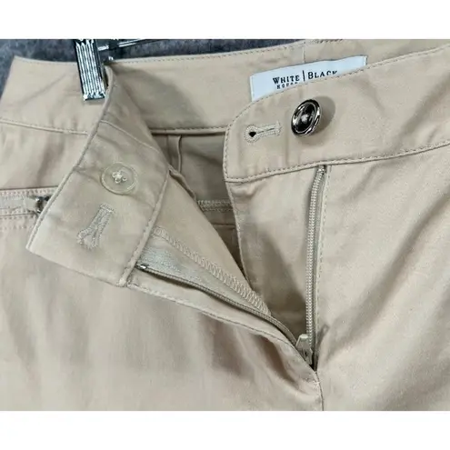 White House | Black Market  Shorts Womens 6 Tan Cotton Sateen Pockets Cuffed Casual