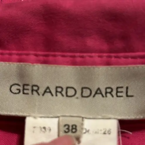 Gerard Darel Pink Blazer Jacket Cotton Spandex Made in Serbia Size 38