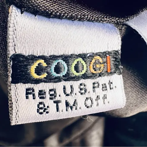 COOGI Velour Embroidered Hoodie Zip Front