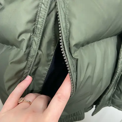 Marc New York Marc New York Andrew Marc men’s dark green faux fur puffer down filled jacket L - Image 5