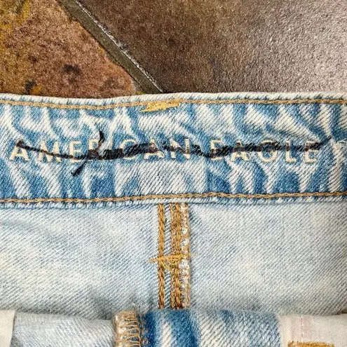 American Eagle  Distressed Cutoff Tom Girl Shorties Jean Shorts 4