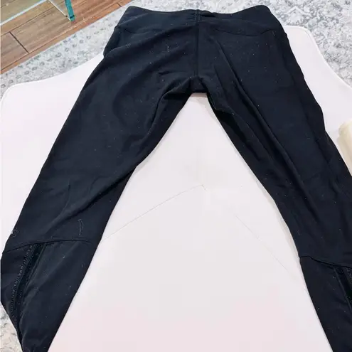 Lululemon  Wunder Under Pant SPECIAL EDITION RUFFLE Black/Black Velvet (RARE)