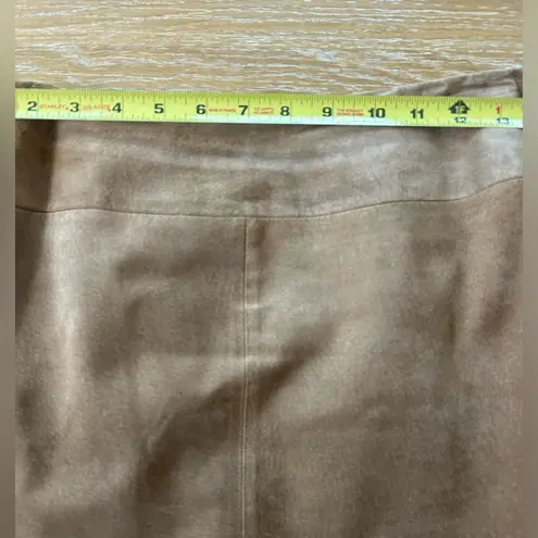 Kate Hill Tan Suede Maxi Skirt