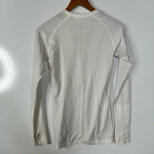 Lululemon  Swiftly Tech Long Sleeve Top in White Size 6