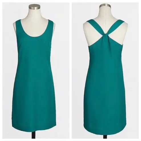 J.Crew NWOT  twist knot halter sheath dress, size 8