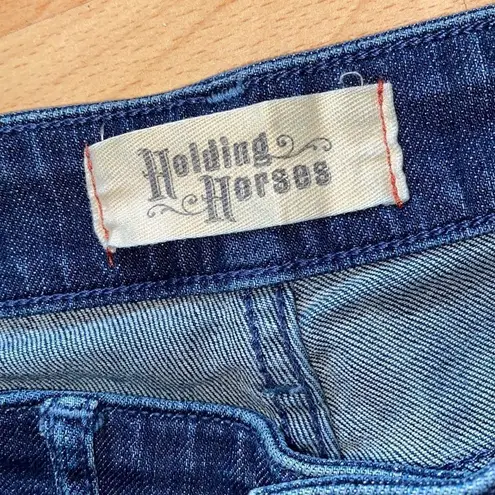 Holding Horses Anthropology Slim Cropped Boyfriend Jeans size 28