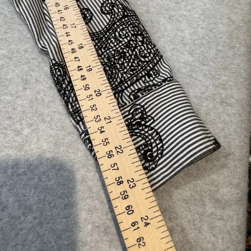 Vintage Brooks & Dunn Pearl Snap Shirt Womens Medium Black Velvet Paisley